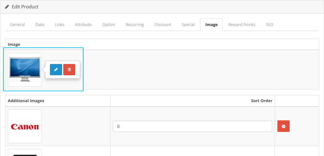 Admin - Image Manager