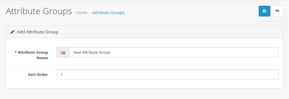 Attribute Groups Info