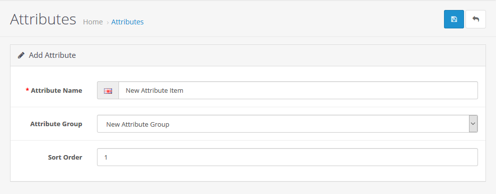 Attributes Info