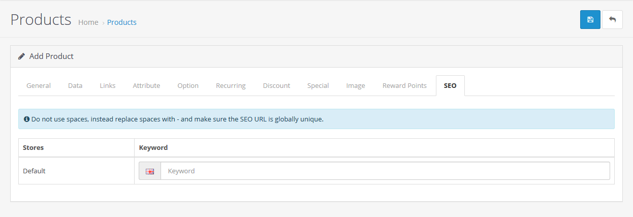 Product - SEO Tag
